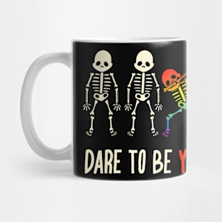 Dare To Be Yourself Cute Lgbt Pride Mug